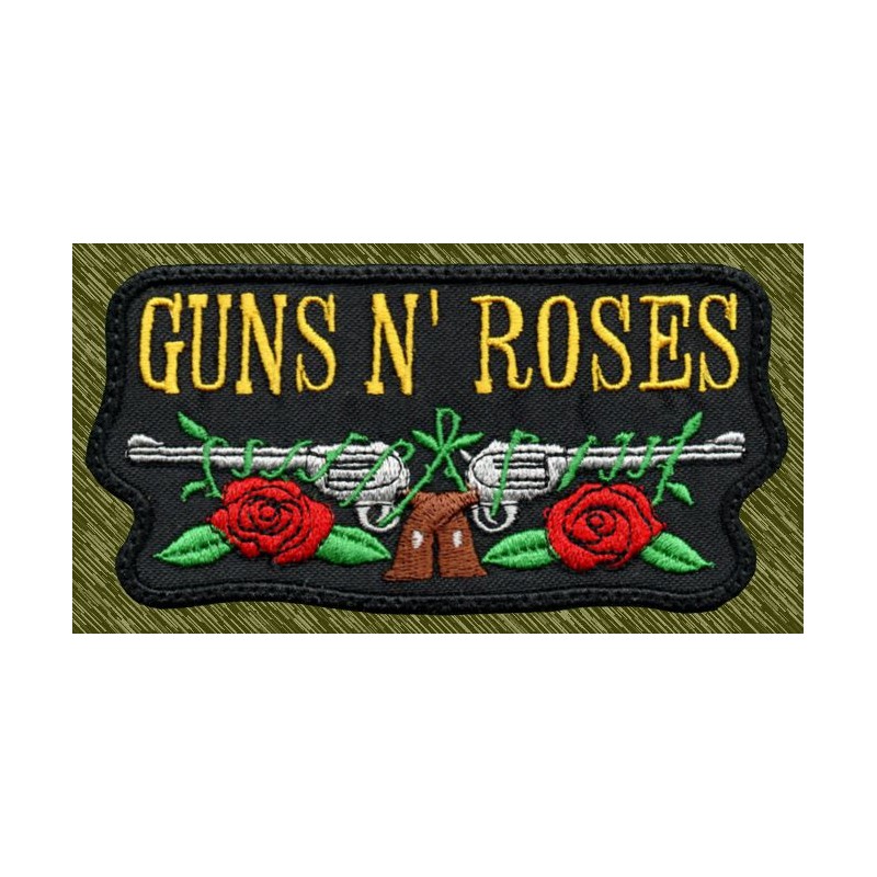 Parche bordado, guns n roses pistolas