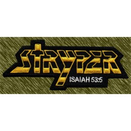 Parche bordado Stryper, Isaiah 53:5