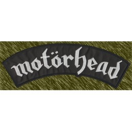 Parche bordado Motorhead, rocker superior