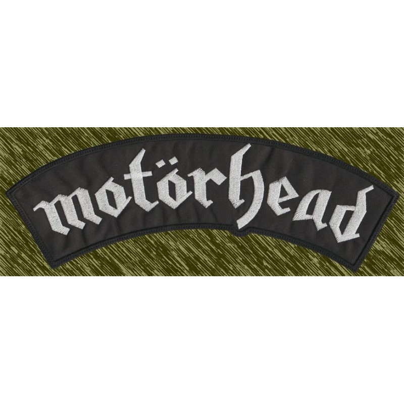 Parche bordado Motorhead, rocker superior