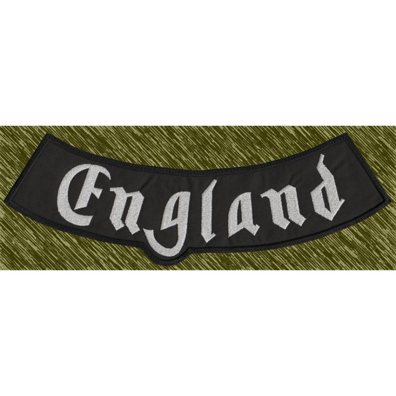 Parche bordado Motorhead England, rocker inferior
