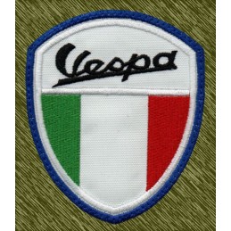 Parche bordado Vespa, bandera Italia
