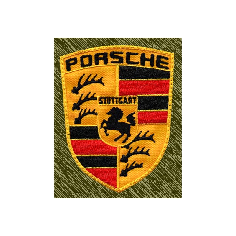 Parche bordado, Porsche logo