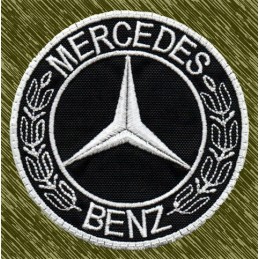 Parche bordado, Mercedes benz