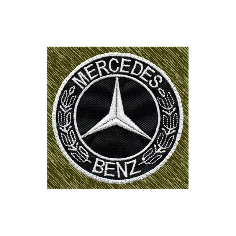 Parche bordado, Mercedes benz