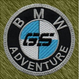 Parche bordado, BMW GS, adventure