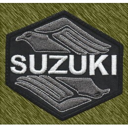Parche bordado, Suzuki, exágono