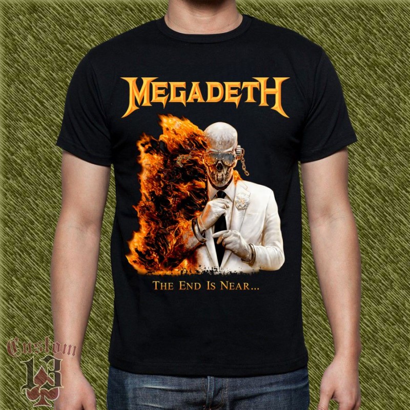 Camiseta Megadeth, the end is near
