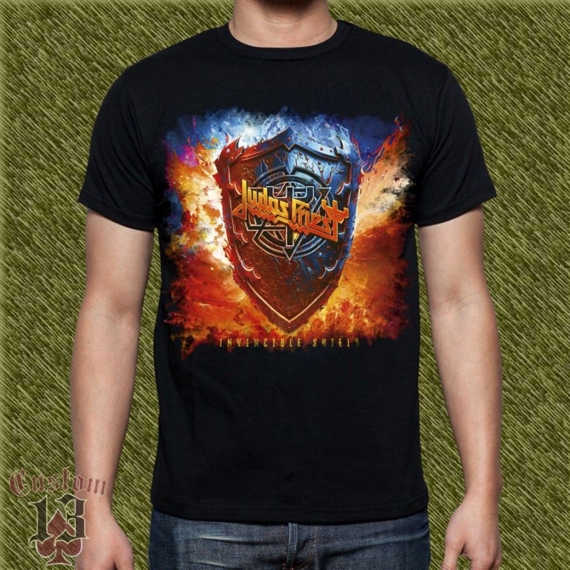 Camiseta Judas Priest, invincible shield