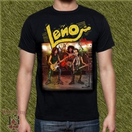 Camiseta Leño en directo, caricaturas
