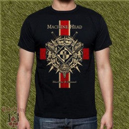 Camiseta Machina Head, bloodstone and diamonds