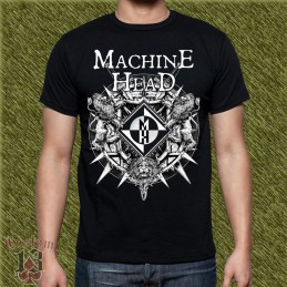 Camiseta, Machine head, logo