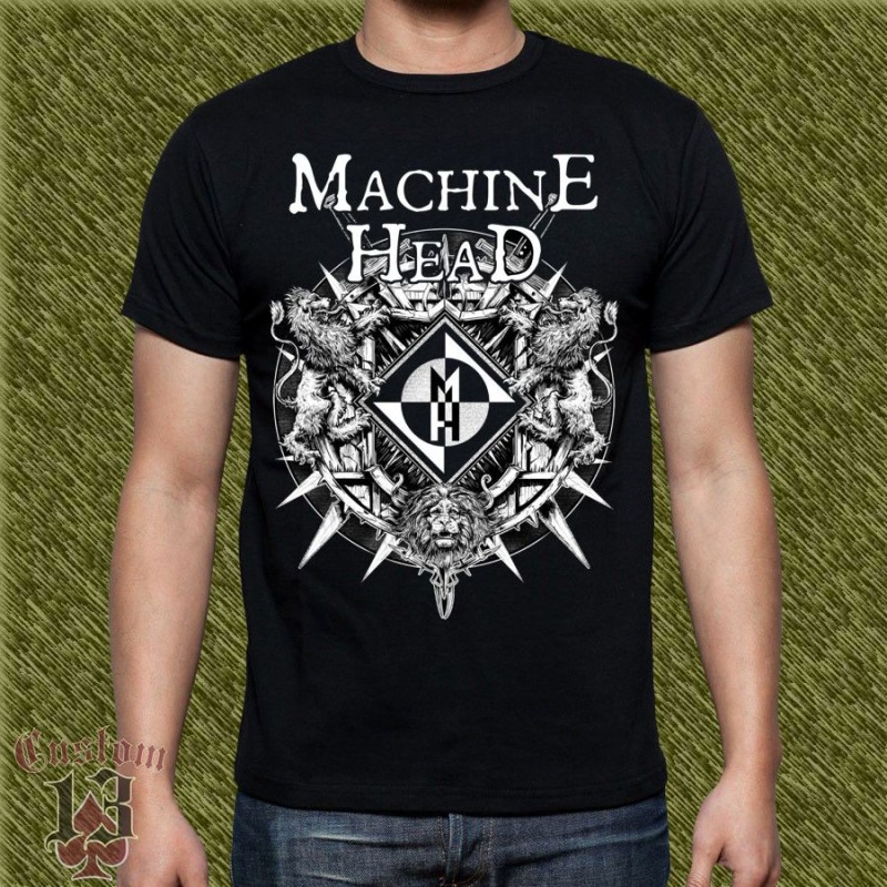 Camiseta, Machine head, logo