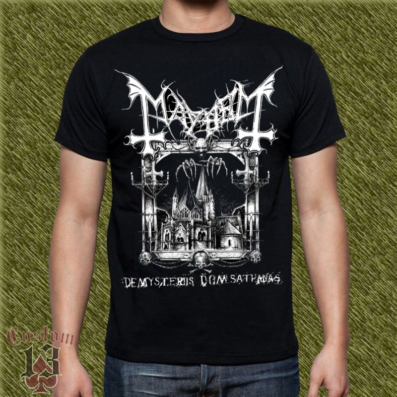 Camiseta Mayhem, De Mysteriis Dom Sathanas