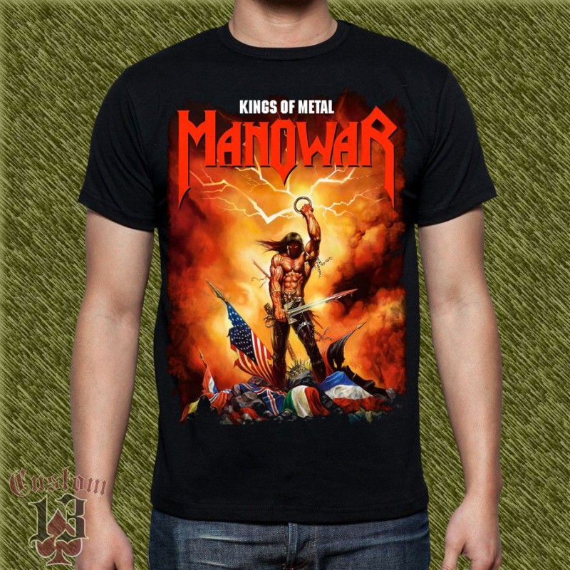 Camiseta Manowar, kings of metal