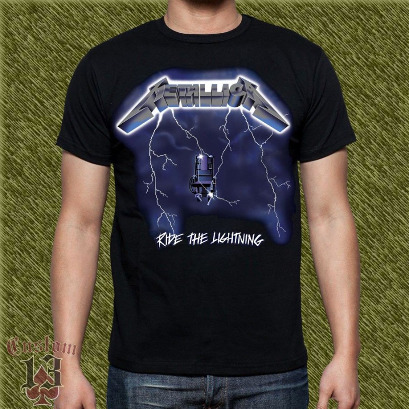 Camiseta Metallica, ride the lightning