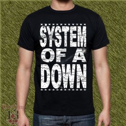 Camiseta System of a Down estrellas