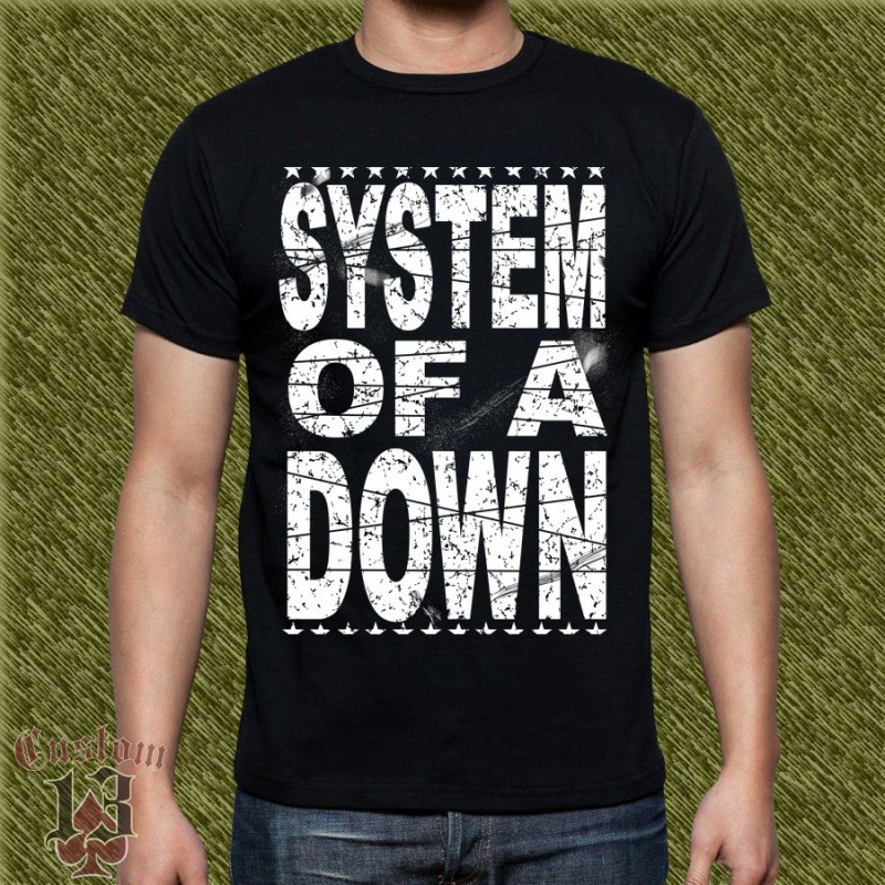 Camiseta System of a Down estrellas