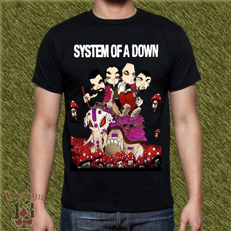 Camiseta System of a down, elefante