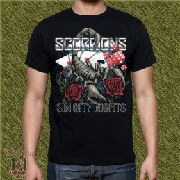 Camiseta Scorpions, sin city nights