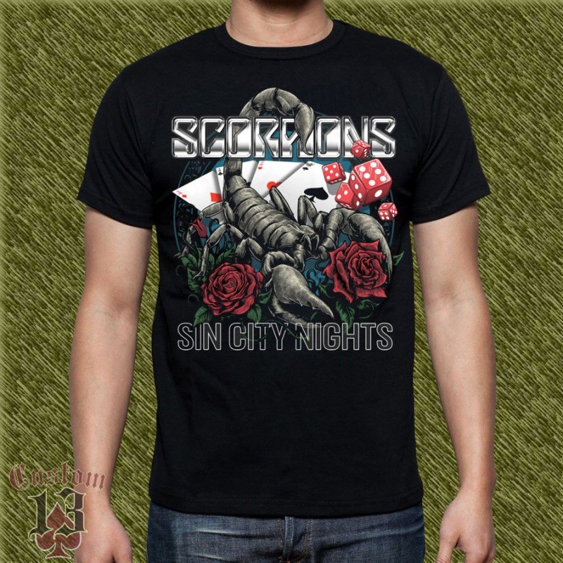 Camiseta Scorpions, sin city nights