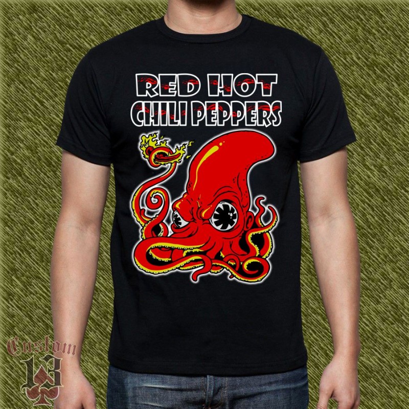 Camiseta Red Hot Chili Peppers, calamar