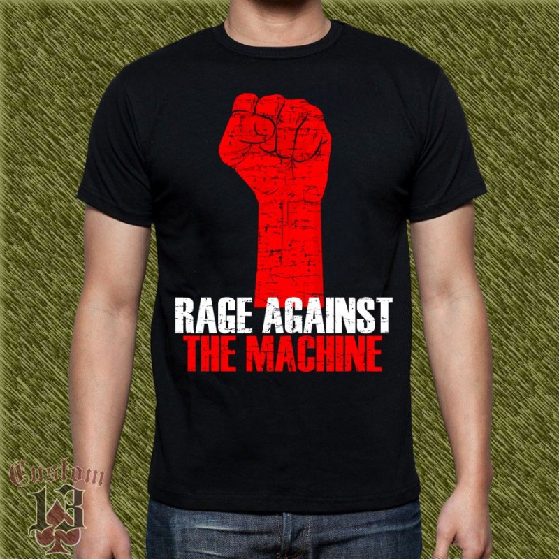 Camiseta Rage against the machine, puño