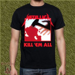 Camiseta Metallica, kill 'em all
