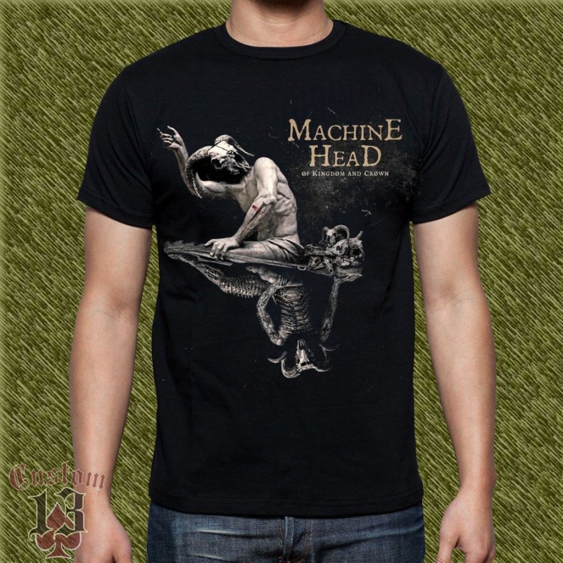 Camiseta Machine head, of kingdown and crown