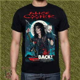 Camiseta Alice cooper, h'es back
