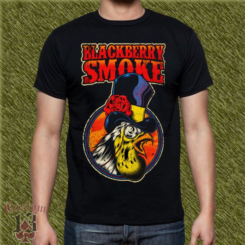 Camiseta Blackberry smoke, gallo