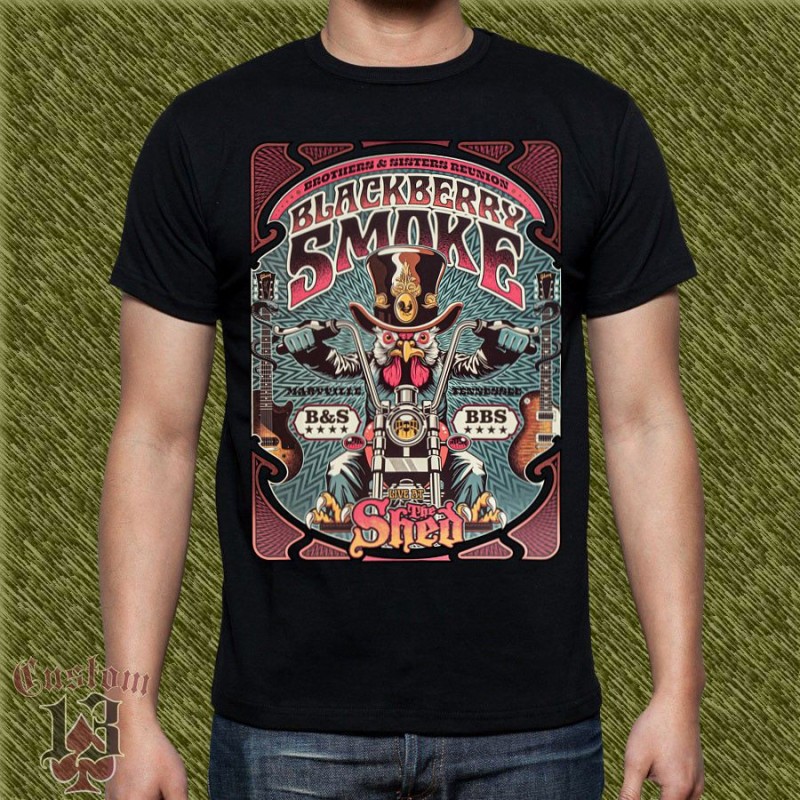 Camiseta Blackberry smoke, live at the shed