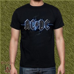 Camiseta AC-DC, rayos