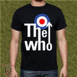 Camiseta The Who, letras blancas
