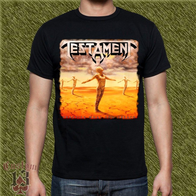 Camiseta Testament, practice what you preach