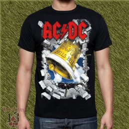 Camiseta AC-DC, hells bells campana