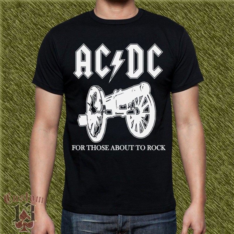 Camiseta AC-DC for those about to rock clásica