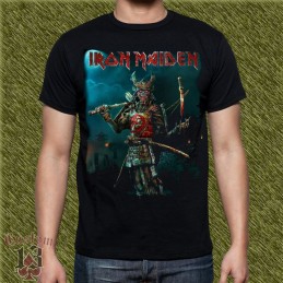 Camiseta Iron maiden, senjutsu samurai