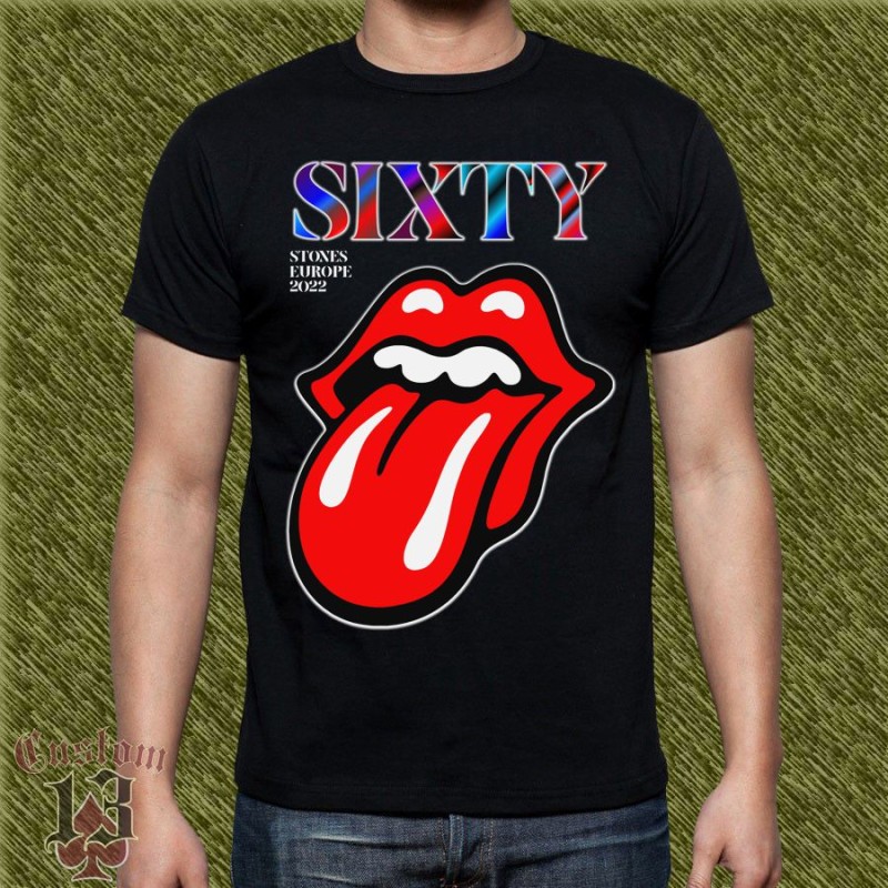 Camiseta Rolling Stones, sixty