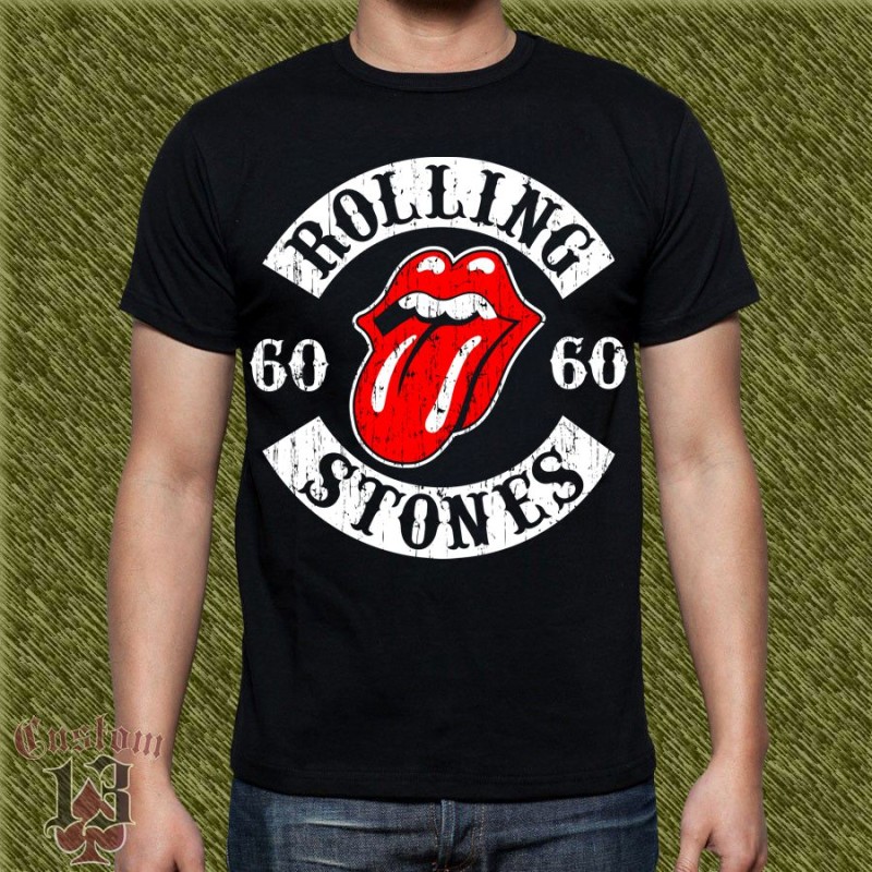 Camiseta Rolling Stones, motera