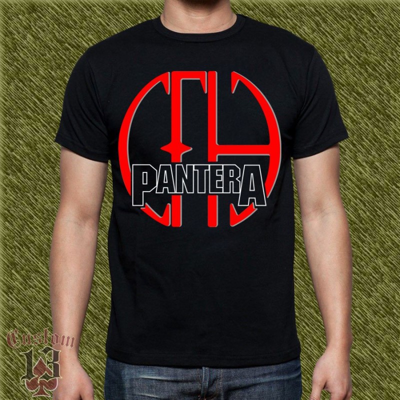 Camiseta Pantera, logo redondo