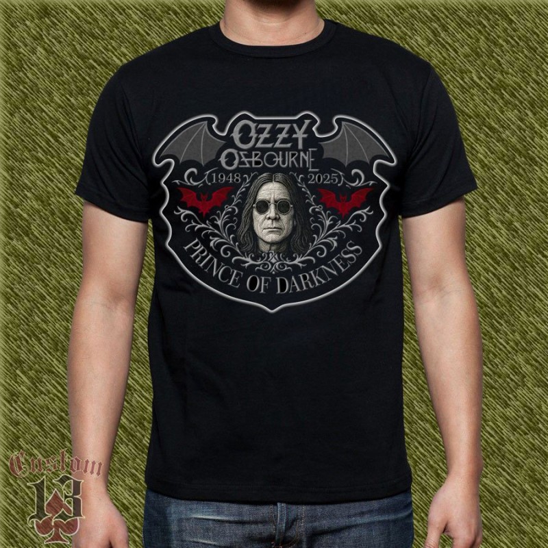 Camiseta Ozzy Osbourne, prince of darkness