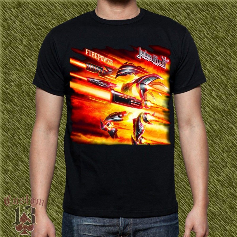Camiseta Judas Priest, firepower