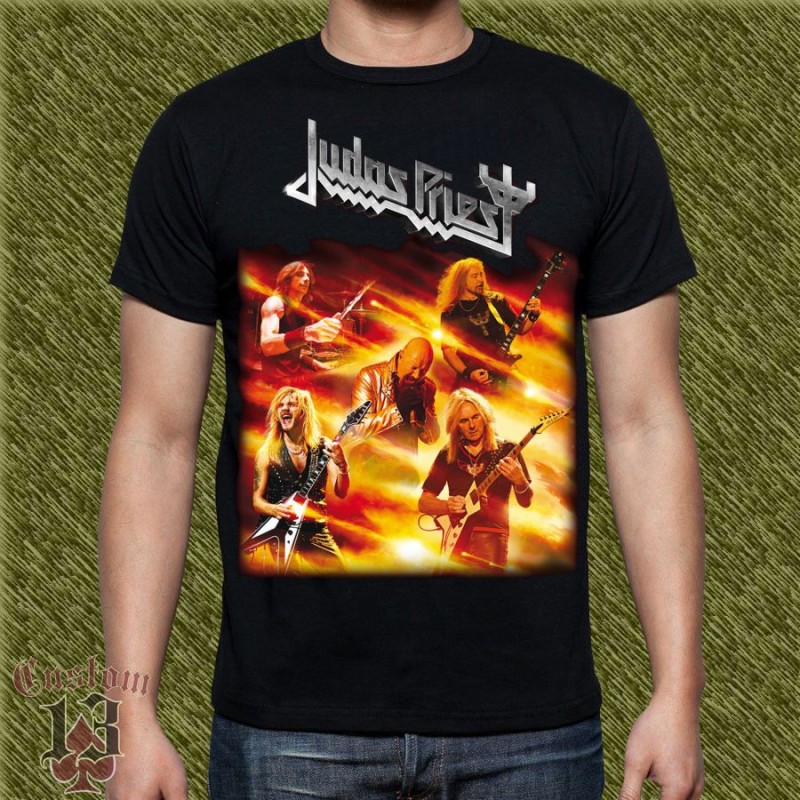 Camiseta Judas priest, firepower band