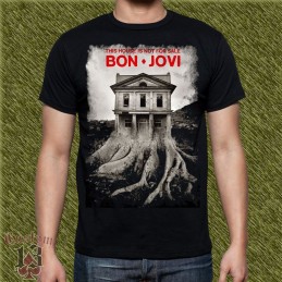 Camiseta Bon Jovi, the house is not for sale