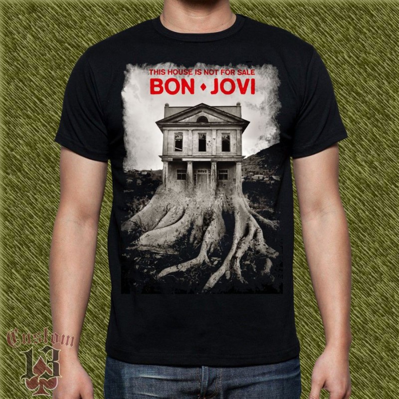 Camiseta Bon Jovi, the house is not for sale