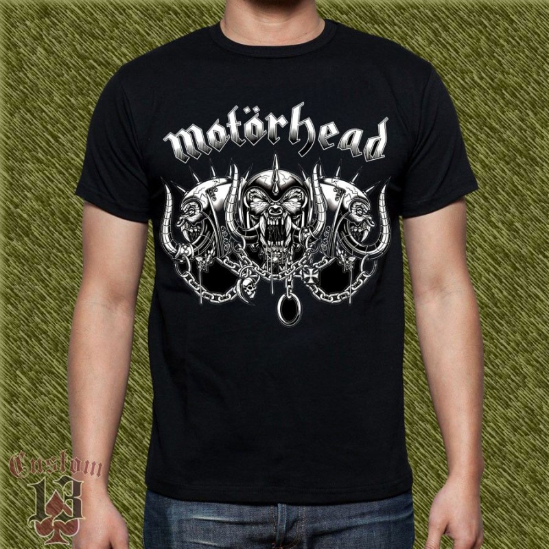 Camiseta Motorhead, tres cabezas