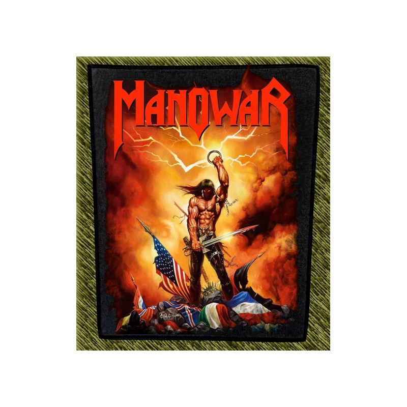 Espaldera Manowar, kings of metal