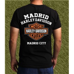 Camiseta harley davidson, Madrid city