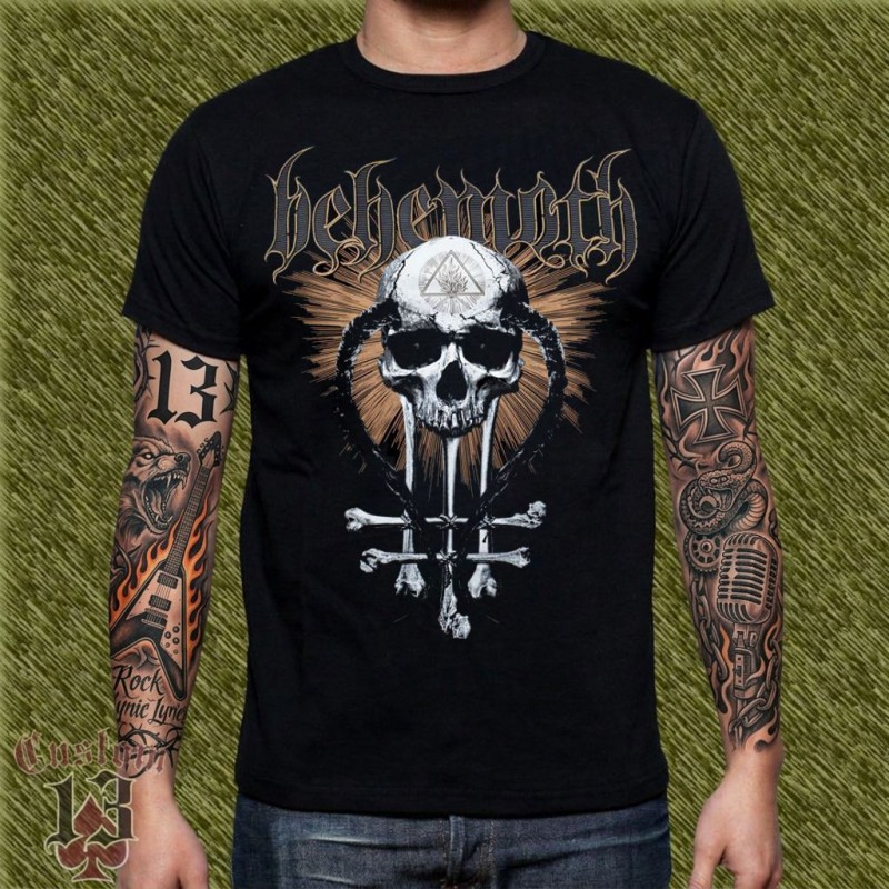 Camiseta Behemoth, calavera